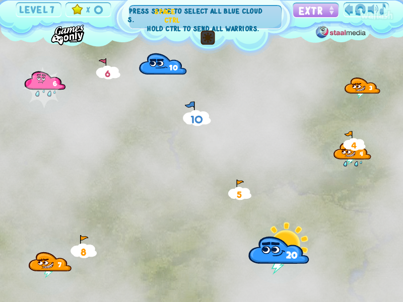 클라우드 워즈 써니 데이 익스트림 (Cloud Wars Sunny Day Extreme) 게임 화면 2