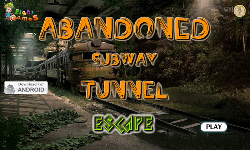 버려진 지하철 터널 탈출 (Abandoned Subway Tunnel Escape) 게임 화면 1
