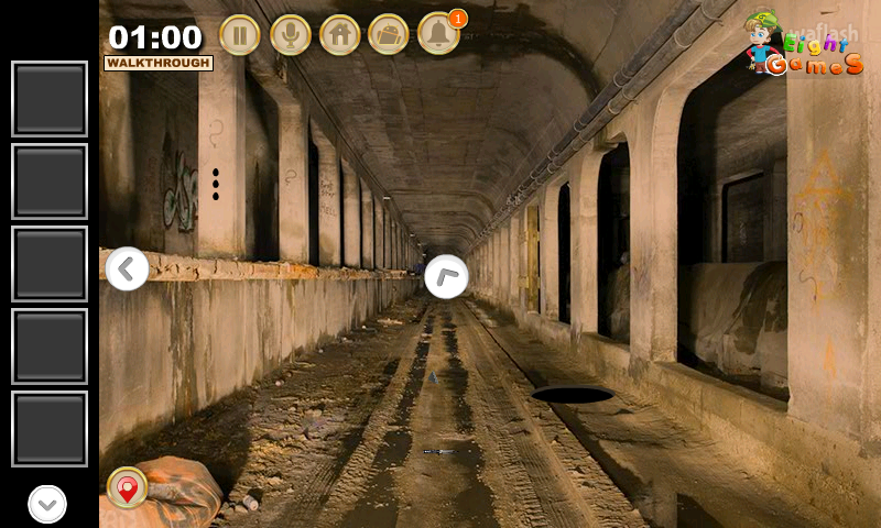버려진 지하철 터널 탈출 (Abandoned Subway Tunnel Escape) 게임 화면 2