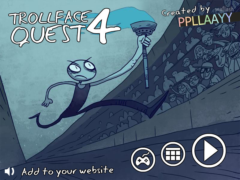 트롤페이스 퀘스트 4 (Trollface Quest 4) 게임 화면 1