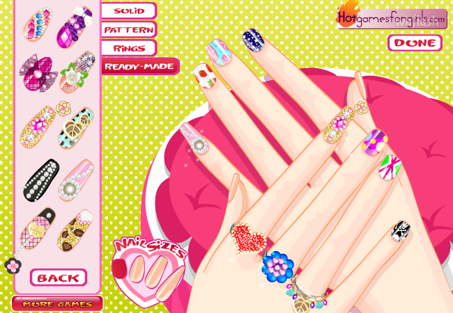 펑키 네일 아트 (Funky Nail Art) 게임 화면 2