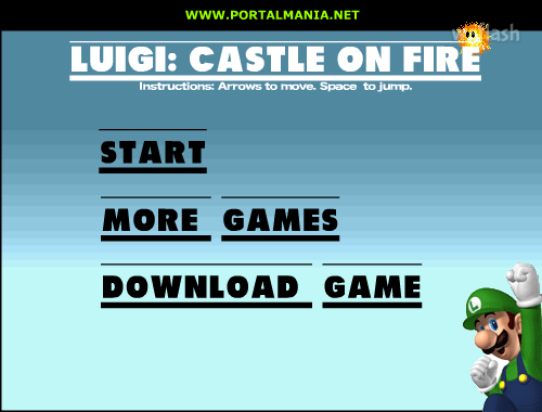 루이지: 캐슬 온 파이어 (Luigi: Castle on Fire) 게임 화면 1