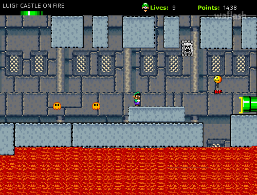 루이지: 캐슬 온 파이어 (Luigi: Castle on Fire) 게임 화면 2