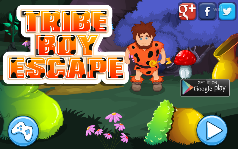 MIRCHI 부족 소년 탈출 (Tribe Boy Escape) 게임 화면 1