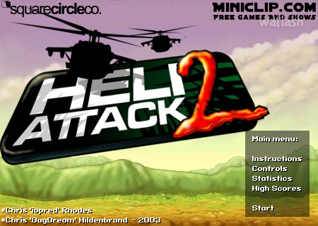 헬리 어택 2 (HELI ATTACK 2) 게임 화면 1