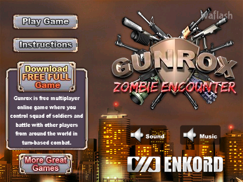 건록스 좀비 인카운터 (GUNROX Zombie Encounter) 게임 화면 1