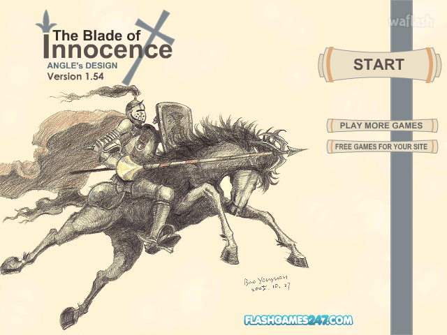 더 블레이드 오브 이노센스 (The Blade of Innocence) 게임 화면 1