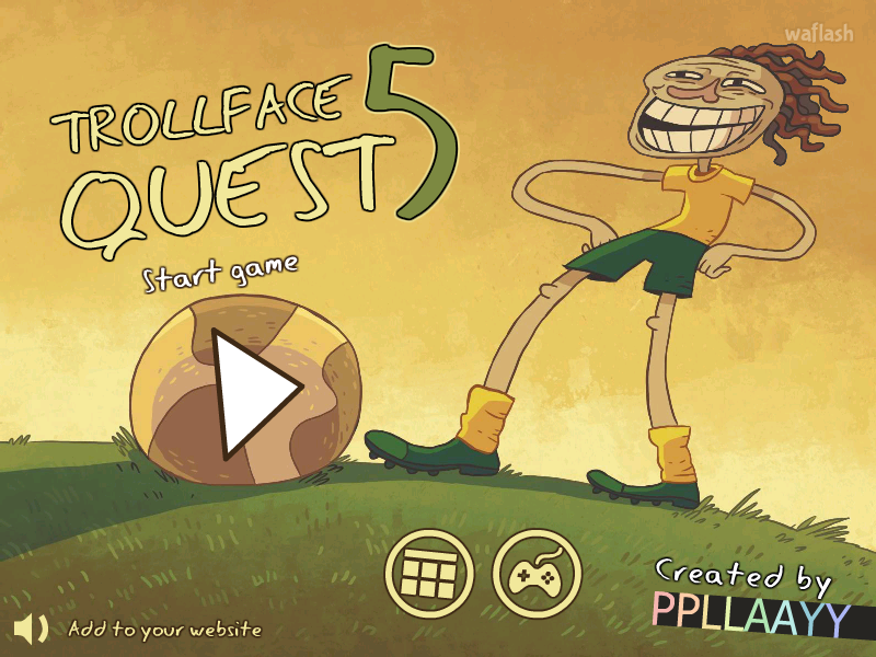 트롤페이스 퀘스트 5 (Trollface Quest 5) 게임 화면 1