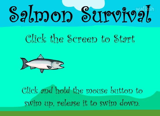 연어 서바이벌 (Salmon Survival) 게임 화면 1