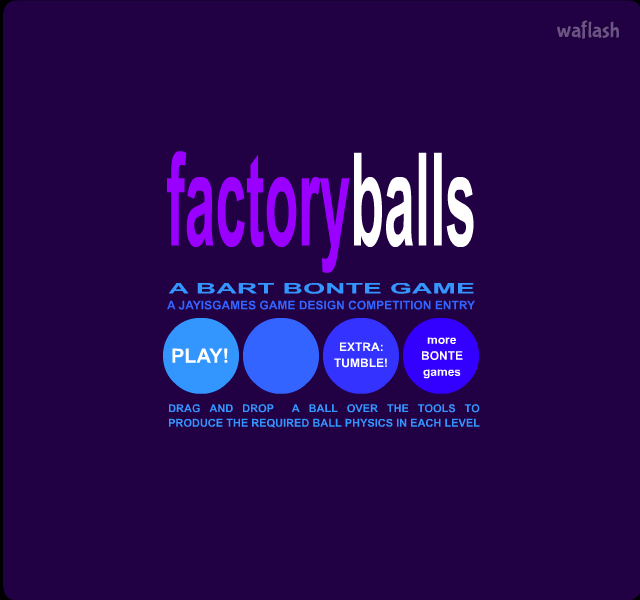 팩토리볼 (Factoryballs) 게임 화면 1