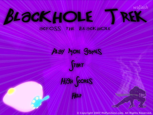 블랙홀 트렉 (Blackhole Trek) 게임 화면 1