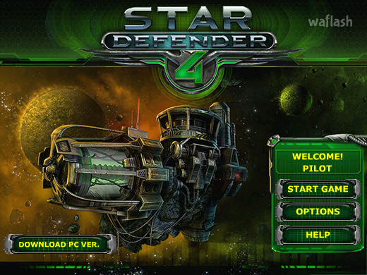 스타 디펜더 4 (Star Defender 4) 게임 화면 1
