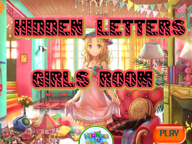 숨은숫자찾기 - Hidden Letters Girls Room 게임 화면 1