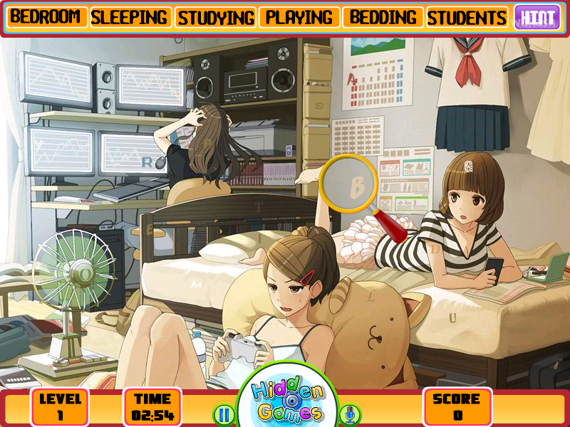 숨은숫자찾기 - Hidden Letters Girls Room 게임 화면 2