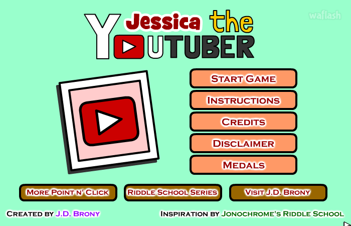제시카 더 유튜버 (Jessia the YouTuber) 게임 화면 1