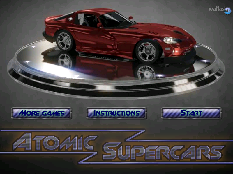 아토믹 슈퍼카 (Atomic Supercars) 게임 화면 1