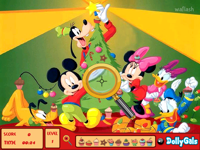 숨은그림찾기 - Christmas Day Mickey's Hidden Cakes 게임 화면 2