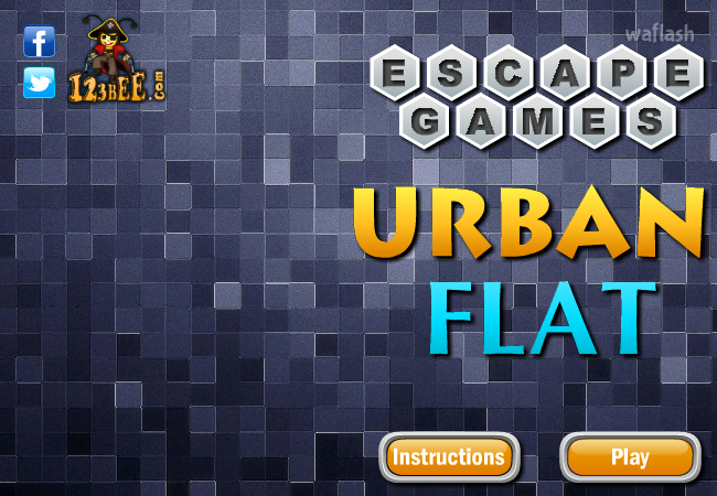 도시의 아파트 탈출 (123bee Escape Games: Urban Flat) 게임 화면 1