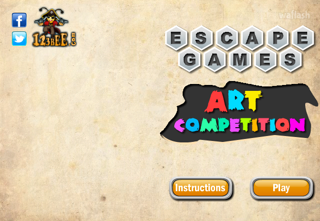 미술 대회 (123bee Escape Games: ART Competition) 게임 화면 1