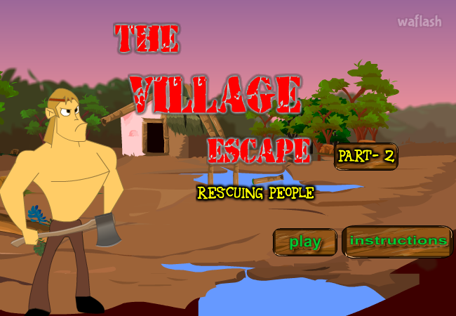 더 빌리지 이스케이프 파트2 (123bee The Village Escape Part 2) 게임 화면 1