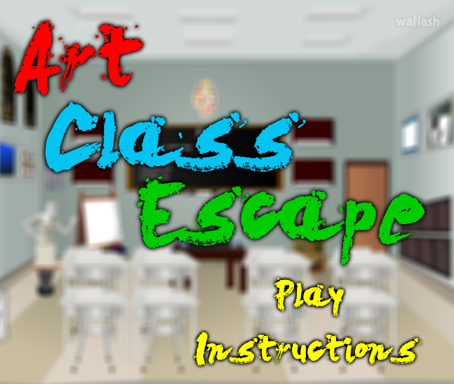 아트 클래스 이스케이프 (123bee Art Class Escape) 게임 화면 1