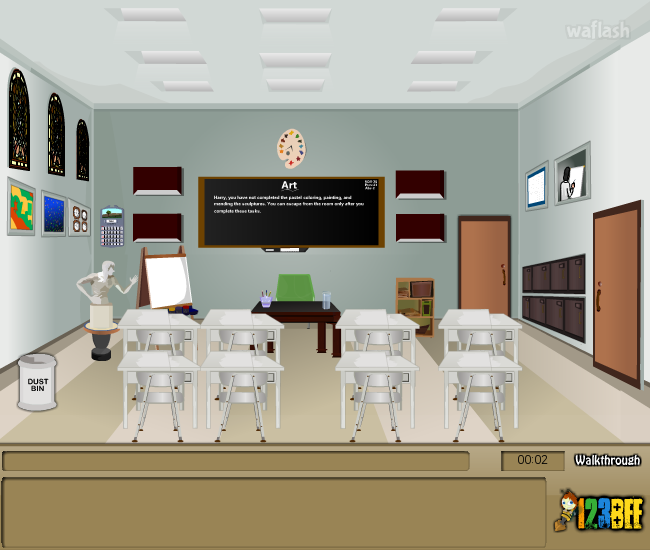 아트 클래스 이스케이프 (123bee Art Class Escape) 게임 화면 2