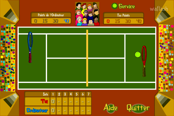 Tennis 게임 화면 2
