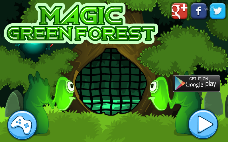 MIRCHI 매직 그린 포레스트 탈출 (Magic Green Forest) 게임 화면 1