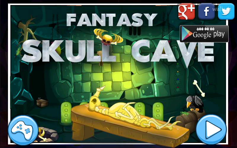 MIRCHI 판타지 해골 동굴 탈출 (Fantasy Skull Cave) 게임 화면 1