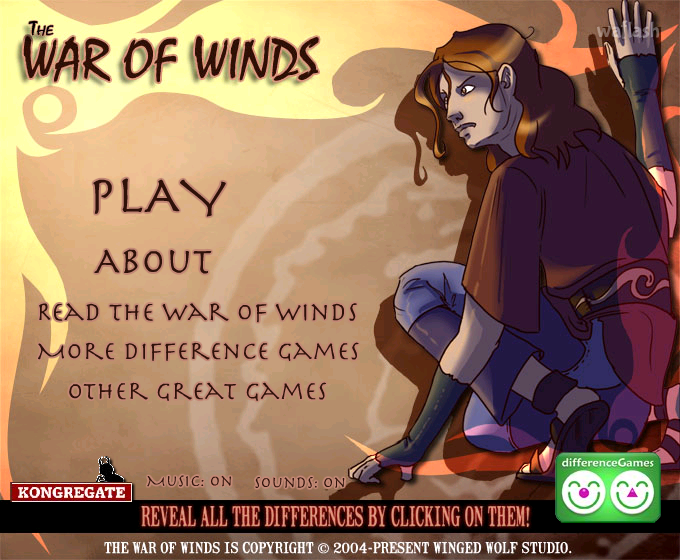 틀린그림찾기 - The War of Winds 게임 화면 1