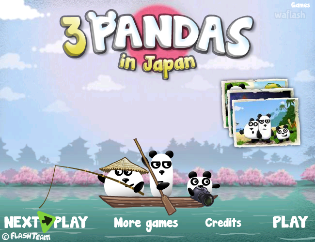 3 판다스 인 재팬 (3 Pandas in Japan) 게임 화면 1