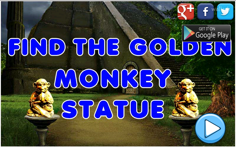 MIRCHI 황금 원숭이 조각상 찾기 (Find The Golden Monkey Statue) 게임 화면 1