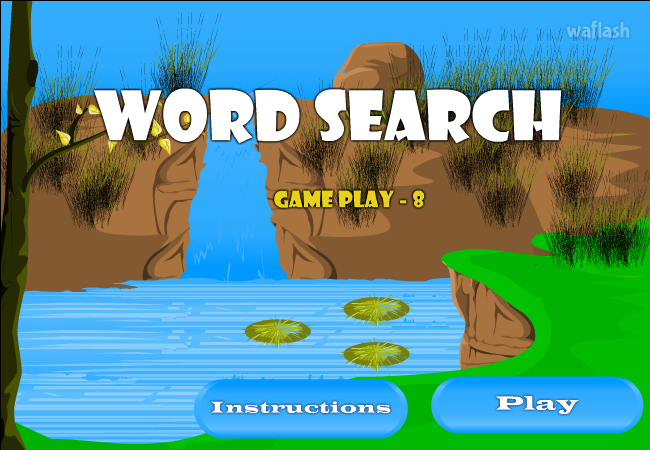 워드 서치 (Word Search) 게임 화면 1