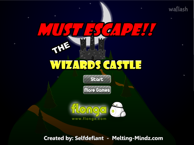 Must Escape the Wizard's Castle 게임 화면 1
