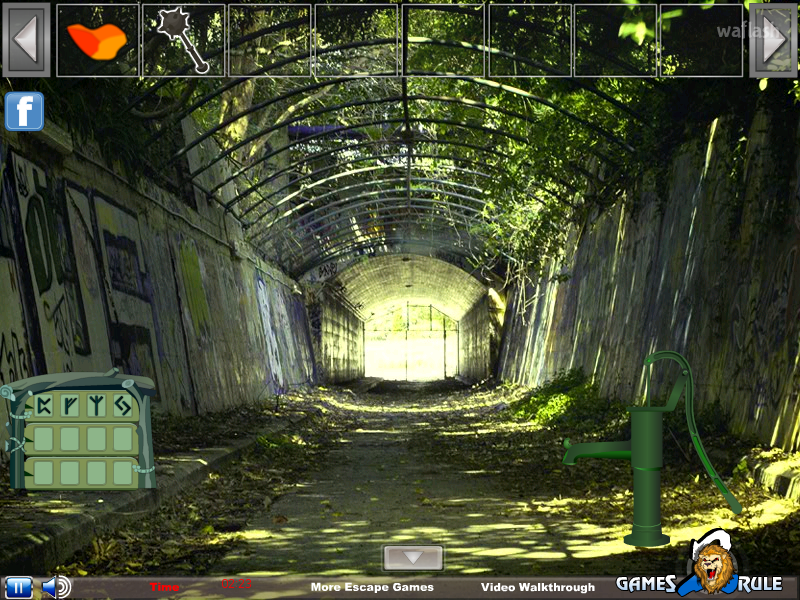 Abandoned Forest Train Route Escape 게임 화면 2