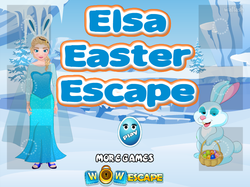 엘사 부활절 탈출 (Elsa Easter Escape) 게임 화면 1