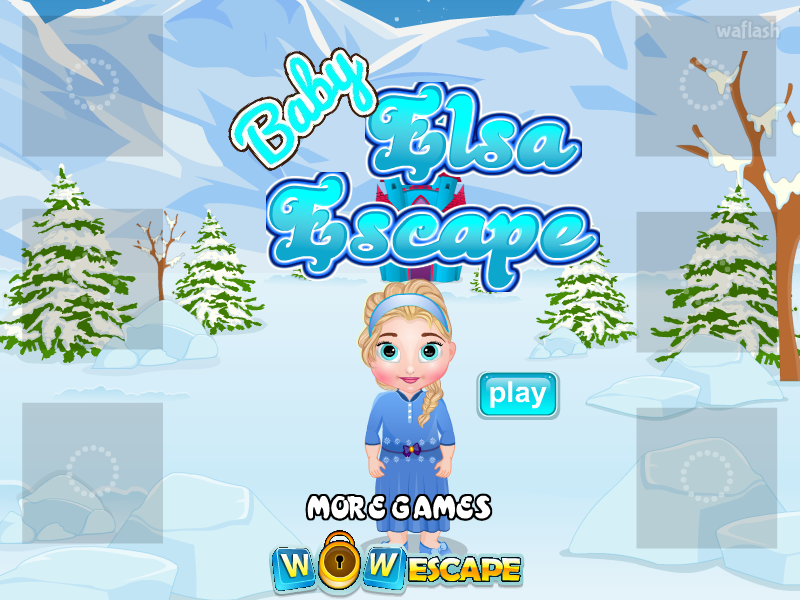 베이비 엘사 탈출 (Baby Elsa Escape) 게임 화면 1