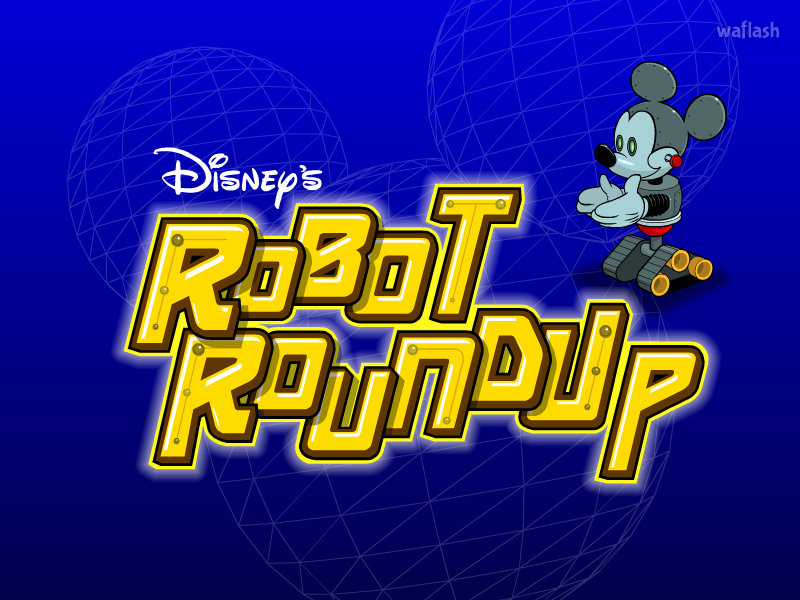 디즈니 미니공주 구출대작전 - Robot Round Up 게임 화면 1