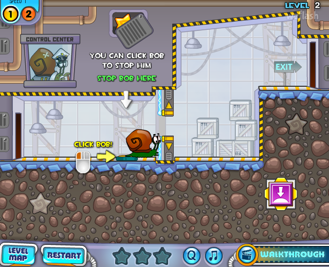 스네일밥 스페이스 (Snail Bob Space) 게임 화면 2