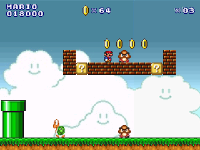 슈퍼 마리오 플래시 (Super Mario Flash) 게임 화면 2