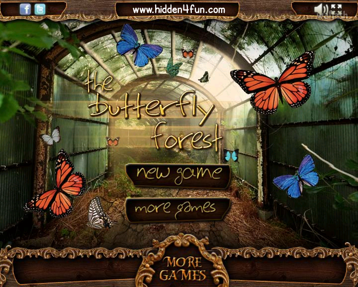 숨은그림찾기 - The Butterfly Forest 게임 화면 1