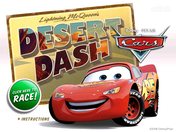 Cars: Lightning McQueen's Desert Dash 게임 화면 1