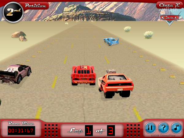 Cars: Lightning McQueen's Desert Dash 게임 화면 2