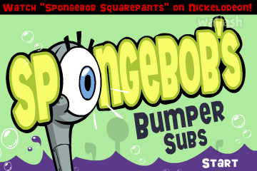 스폰지밥 범퍼 잠수정 (SpongeBob Bumper Subs) 게임 화면 1