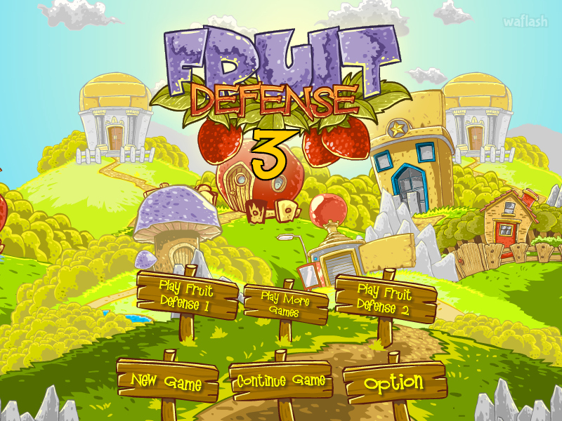 과일 디펜스 3 (Fruit Defense 3) 게임 화면 1
