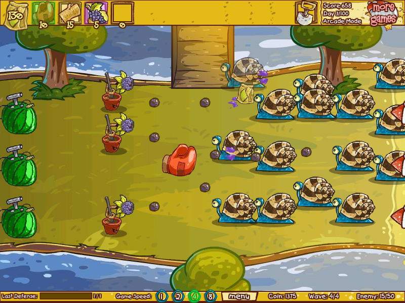과일 디펜스 3 (Fruit Defense 3) 게임 화면 2