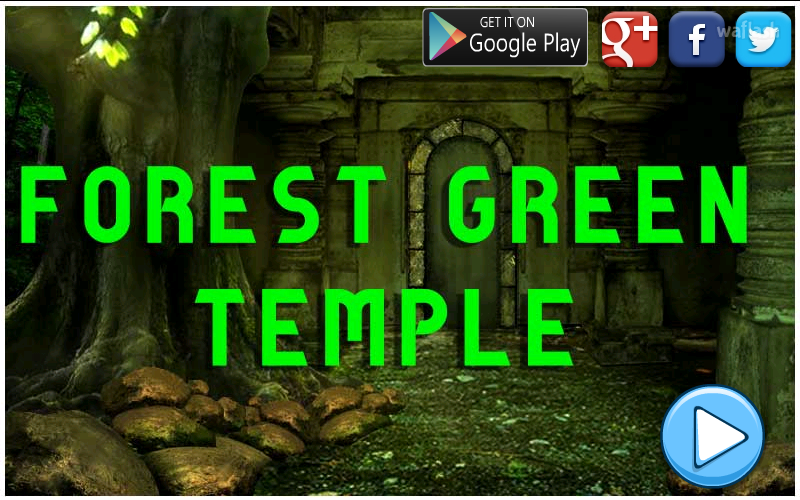 MIRCHI 포레스트 그린 템플 탈출 (Forest Green Temple) 게임 화면 1