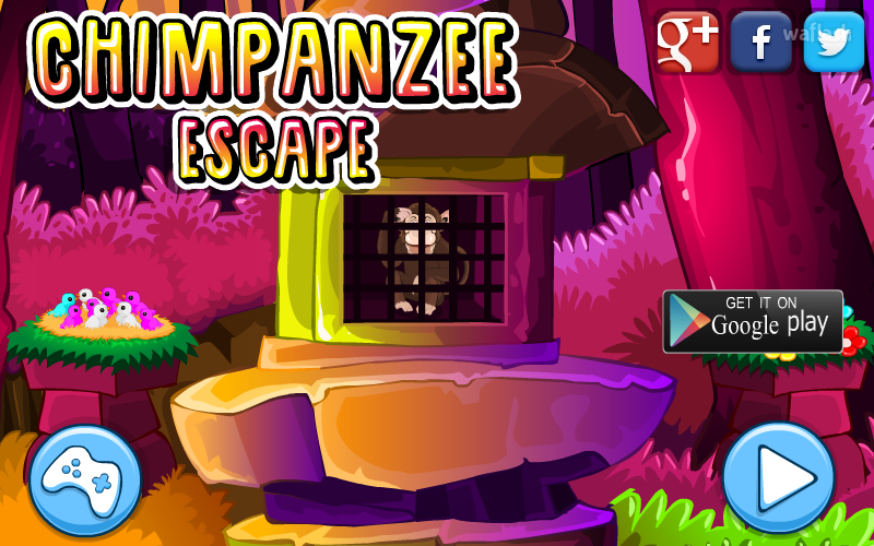 MIRCHI 침팬지 이스케이프 (Chimpanzee Escape) 게임 화면 1