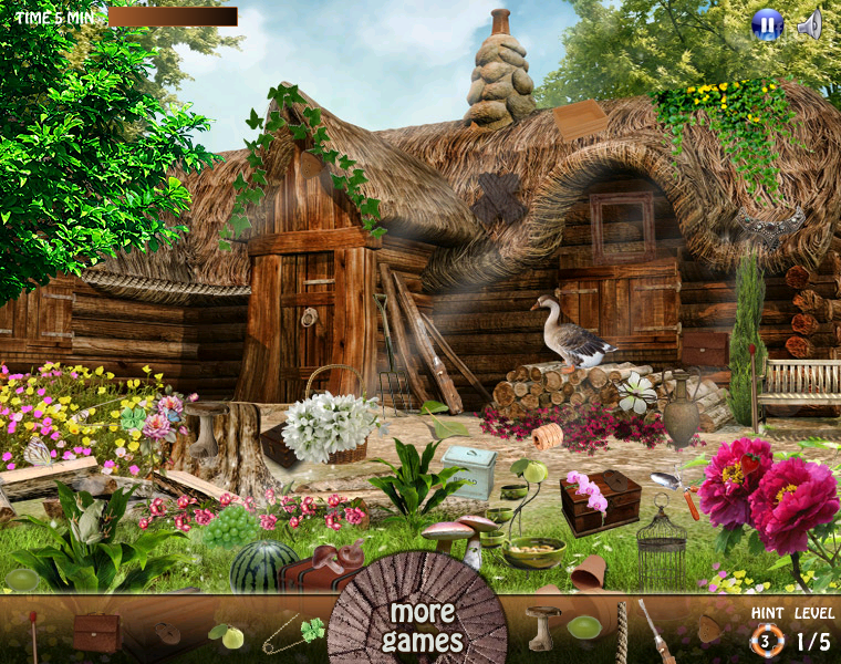 Hidden247 숨은그림찾기 - Cottage in the Woods 게임 화면 1