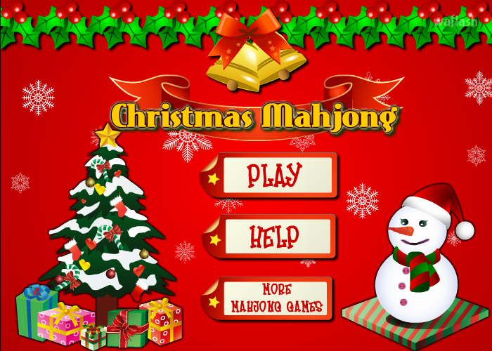 크리스마스 마작 (Christmas Mahjong) 게임 화면 1